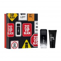 CAROLINA HERRERA SET EDP 212 X100 VIP BLACK MEN 