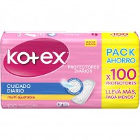 KOTEX PROTECTORES DIARIOS X100 MULTIESTILO