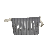 BUNGUIS ORGANIZOR RECTANGULAR GRIS CON MANIJA
