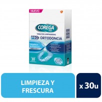 COREGA TABS X30 PRO ORTODONCIA COMBO X4 UNIDADES