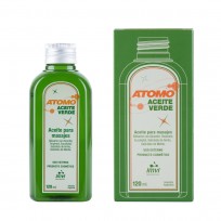 ATOMO ACEITE VERDE MASAJES X 120ML