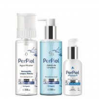 PERPIEL COMBO FACIAL LIMPIEZA E HIDRATACION + NECESECER