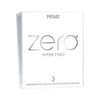 PRIME PRESERVATIVO ZERO HIPER FINO X3U.