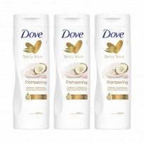 DOVE CREMA CORPORAL PAMPERING X400ML COCO Y JAZMIN X3