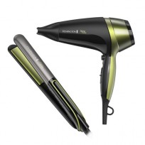 REMINGTON COMBO PLANCHITA + SECADOR SHINE THERAPY
