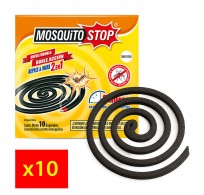 MOSQUITO STOP ESPIRALES X10U. 