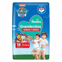 PAMPERS PANTS GRANDECITOS X18 XXG 