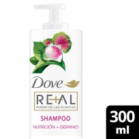 DOVE SHAMPOO X300 NUTRICION + GERANIO   