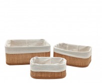 SUKA SET X3 CANASTOS BAMBO