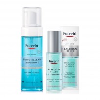 COMBO EUCERIN HIDRATACION ESPUMA LIMPIADORA MICELLAR + BOOSTER HIALURONICO 25% OFF