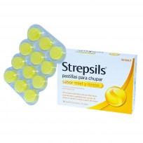 STREPSILS CARAMELOS MIEL / LIMON X8 U