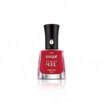 RISQUE ESMALTE GEL VERMELHO RUBI