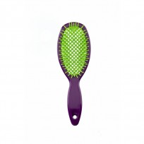 DOMPEL CEPILLO FAVO OVALADO PURPLE Y VERDE
