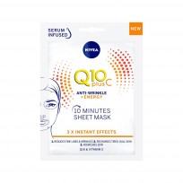 NIVEA MASCARA FACIAL DE PAPEL ANTIEDAD Q10 PLUS