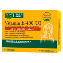 NATURAL LIFE VITAMINA E 400UI X30 COMPRIMIDOS