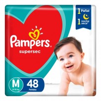 PAMPERS SUPERSEC X48 M        