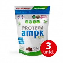 AMPK NUTRI VEGAN PROTEIN CHOCOLATE X500 COMBO X3 U