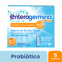ENTEROGERMINA PLUS PROBIOTICO 5 AMPOLLAS X5ML 
