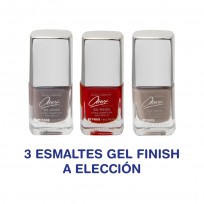 ESMALTES AREX KIT X3 ESMALTES GEL FINISH A ELECCIÓN