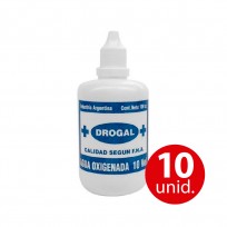 DROGAL AGUA OXIGENADA 10V X100 COMBO X10 U