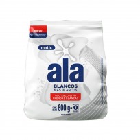 ALA MATIC EN POLVO X600G BLANCOS MAS BLANCOS