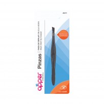 APPER PINZA DE DEPILAR OBLICUA NEGRA