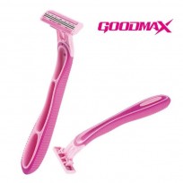 GOODMAX MAQUINA AFEITAR DESCARTABLE 4 FILOS X1U.ROSA 