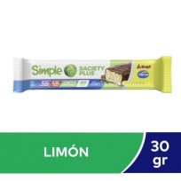 Barras simple saciety plus caja de 16 unidades limon