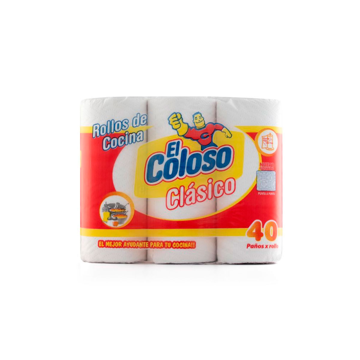 EL COLOSO ROLLO DE COCINA X3 con 20% de DESCUENTO. Tienda Online Anika  Farmacia y Perfumería