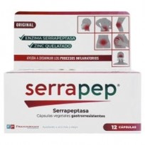 SERRAPEP CAPS GASTRORRESISTENTES X 12