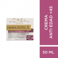 LOREAL HIDRA TOTAL 5 CREMA X50 EXPERTO ANTIARRUGAS 45+ 
