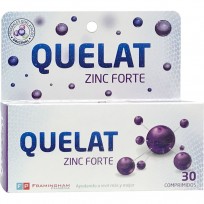 QUELAT ZINC FORTE 30 COMPR    