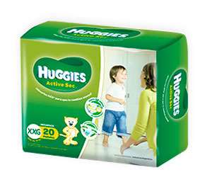 pañal huggies verde g