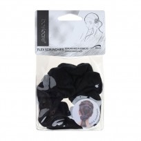 BASICARE SCRUNCHY NEGRO 3905  