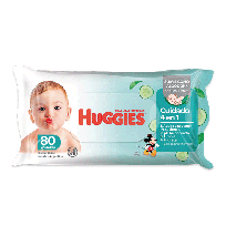 HUGGIES TOALLITAS HUMEDAS CUIDADO 4 EN 1 X80U.