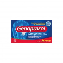 GENOPRAZOL 20 MG X14 CAPSULAS