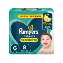 PAMPERS BABYDRY X8 G          