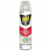 RAID ESSENTIALS MATA CUCARACHAS Y HORMIGAS AERO X 360 ML