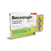 BUCOANGIN FORTE CARAMELOS ANTIBIOTICOS SIN AZUZAR  LIMON X 9 U