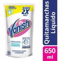 QUITAMANCHAS LÍQUIDO VANISH ROPA BLANCA 30 ML