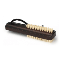 BASICARE CEPILLO DE BAMBOO PARA UÑAS DOBLE CON MANGO 