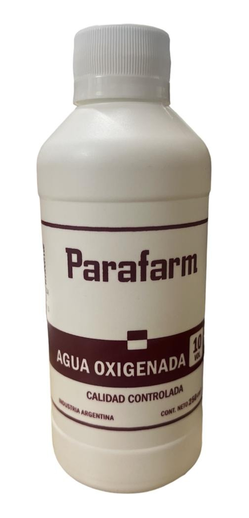 PARAFARM AGUA OXIGENADA 10V X250 ML . Tienda Online Anika Farmacia y  Perfumería