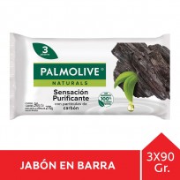 PALMOLIVE JABON 3X90 CARBON SENSACION PURIFICANTE