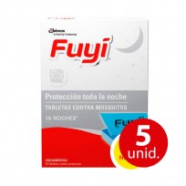 FUYI VAPE 16UN. MOSQUITOS COMBO X5 U