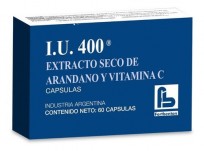 I.U 400 ARANDANOS Y VITAMINA C X 30 CAPS