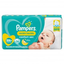 PAMPERS CONFORT SEC X56 RECIEN NACIDOS