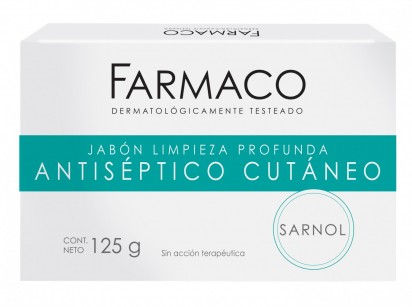 FARMACO JABON X125 SARNOL . Tienda Online Anika Farmacia y Perfumería