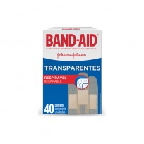 BAND-AID X40 APOSITO TRANSPARENTES    