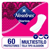 NOSOTRAS PROTECTORES DIARIOS X60 MULTIESTILO   