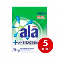 ALA MATIC EN POLVO X800G ANTIBACTERIAL X5